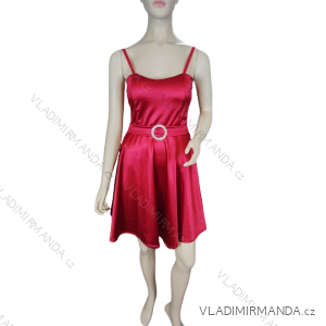 Elegantes kurzes trägerloses Chiffonkleid für Damen (S/M EINHEITSGRÖSSE) ITALIAN FASHION IM923ANNA/DU
