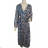 Langarm-Hemdkleid für Damen (Einheitsgröße S/M) ITALIAN FASHION IMWGM23447 -   dunkelblau -   S / M