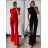 Langer eleganter Langarm-Overall für Damen (S/M ONE SIZE) ITALIAN FASHION IMWA23289