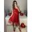 Trägerloses kurzes Partykleid für Damen (Einheitsgröße S/M) ITALIAN FASHION IMPSH235381 -   růžová starorůžová -   S / M