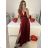 Ärmelloses langes Partykleid für Damen (S/M EINHEITSGRÖSSE) ITALIAN FASHION IMS24FIONA - Farbe   schwarz - Velikost   S/M