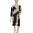 Icecool Damen-Elegantes Langarmkleid (S/M Einheitsgröße) ITALIAN FASHION IMM23M284 -   schwarz -   S / M