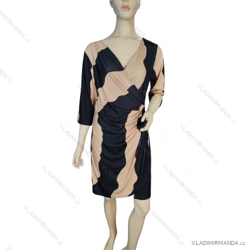 Icecool Damen-Elegantes Langarmkleid (S/M Einheitsgröße) ITALIAN FASHION IMM23M284 -   schwarz -   S / M