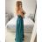 Trägerloses langes Partykleid für Damen (Einheitsgröße S/M) ITALIAN FASHION IMPSH2360055 dunkelblau S / M