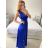 Langes ärmelloses Abendkleid für Damen (S/M/L EINHEITSGRÖSSE) ITALIAN FASHION IMS235192