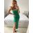 Langes, elegantes, trägerloses Sommerkleid für Damen (Einheitsgröße S/M) ITALIAN FASHION IMPBB23B23897 S / M dunkelrot