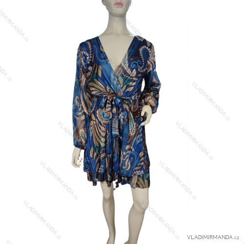 Elegantes Damenkleid mit langen Ärmeln (Einheitsgröße S/M) ITALIAN FASHION IMM23M6062 -   dunkelblau -   S / M