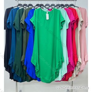 Shirt verlängert 3/4 Langarm Damen (L/XL/2XL ONE SIZE) ITALIAN FASHION IM423025