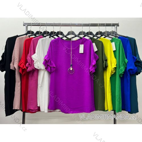 Damen Tunika mit langen Ärmeln (S / M ONE SIZE) ITALIAN FASHION IM422371