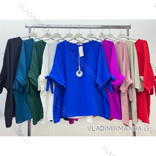 Damen Tunika mit langen Ärmeln (S / M ONE SIZE) ITALIAN FASHION IM422371