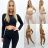 Set aus langen Spitzenhosen und Trägertop für Damen (Einheitsgröße S/M) ITALIAN FASHION IMPLP2332220125