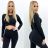 Set aus langen Spitzenhosen und Trägertop für Damen (Einheitsgröße S/M) ITALIAN FASHION IMPLP2332220125