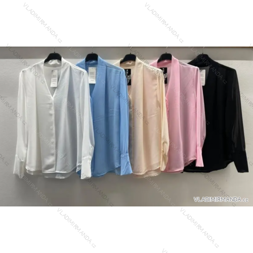Langarmshirt für Damen (S/M EINHEITSGRÖSSE) ITALIAN FASHION IMPDY23LS18008