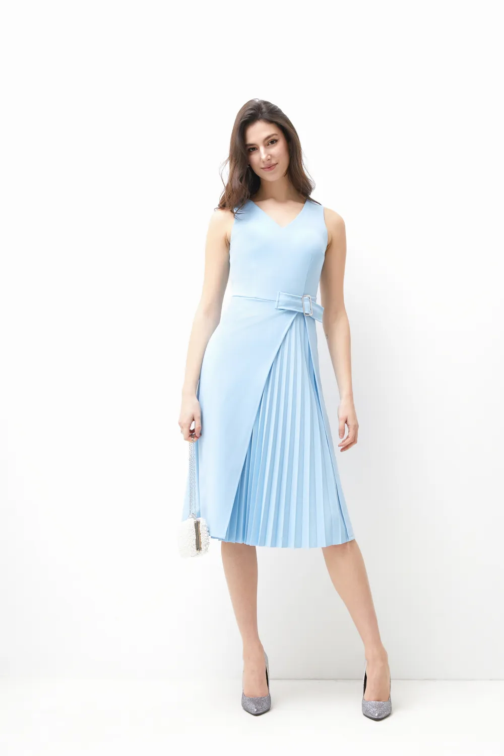 Trägerloses kurzes Partykleid für Damen (Einheitsgröße S/M) ITALIAN FASHION IMPSH23C662