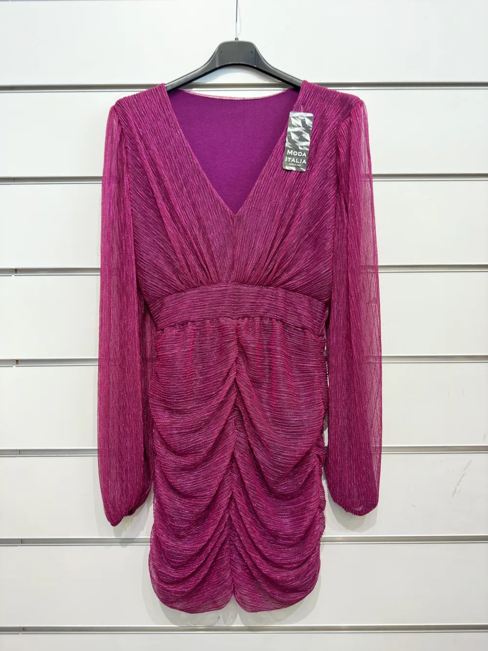 Trägerloses kurzes Partykleid für Damen (Einheitsgröße S/M) ITALIAN FASHION IMPSH23C662