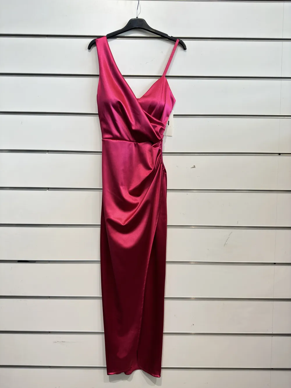 Trägerloses langes Partykleid für Damen (Einheitsgröße S/M) ITALIAN FASHION IMPSH2360055 Wein S / M