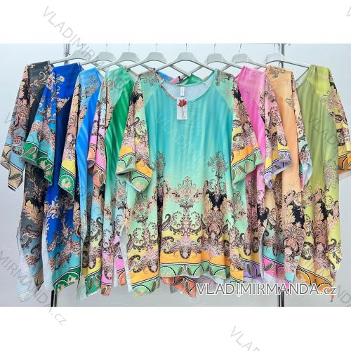 Langarm-Tunika für Damen in Übergröße (3XL/4XL/5XL Einheitsgröße) ITALIAN FASHION IM423LIVE