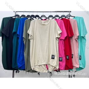 Shirt verlängert 3/4 Langarm Damen (L/XL/2XL ONE SIZE) ITALIAN FASHION IM423025