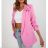 Elegante Damen-Langarmjacke (S / M ONE SIZE) ITALIAN FASHION IMWA222501 -   modrá mintova -   S / M