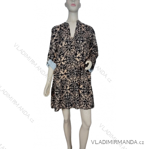 Kurzärmliges Sommerkleid für Damen (S / M ONE SIZE) ITALIAN FASHION IMWB22017