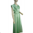Kleid mit 3/4 Ärmeltasche für Damen (uni sl) ITALIAN Fashion IMWD20529 S/M béžová