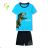 Kurzer Kinderschlafanzug für Jungen (98-128) KUGO MP1367