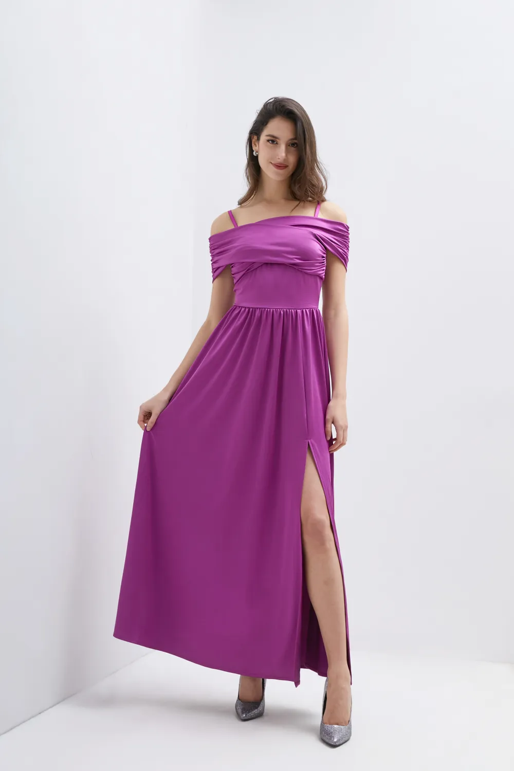 Trägerloses kurzes Partykleid für Damen (Einheitsgröße S/M) ITALIAN FASHION IMPSH23C662