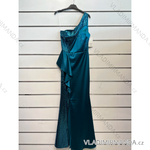 Ärmelloses kurzes Partykleid für Damen (S/M EINHEITSGRÖSSE) ITALIAN FASHION IMPSH235426 dunkelgrün S / M