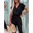 Langer eleganter Langarm-Overall für Damen (S/M ONE SIZE) ITALIAN FASHION IMWA23289
