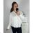 Damen-Langarmshirt (S/M EINHEITSGRÖSSE) ITALIAN FASHION IMPBB23C16680 -   weiß -   L