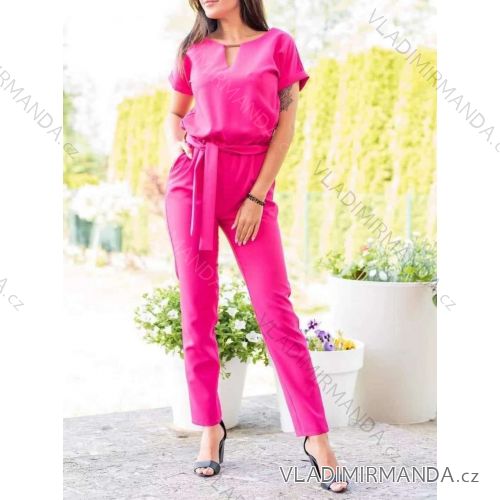 Langer eleganter Langarm-Overall für Damen (S/M ONE SIZE) ITALIAN FASHION IMWA23289