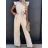 Langer eleganter Langarm-Overall für Damen (S/M ONE SIZE) ITALIAN FASHION IMWA23289