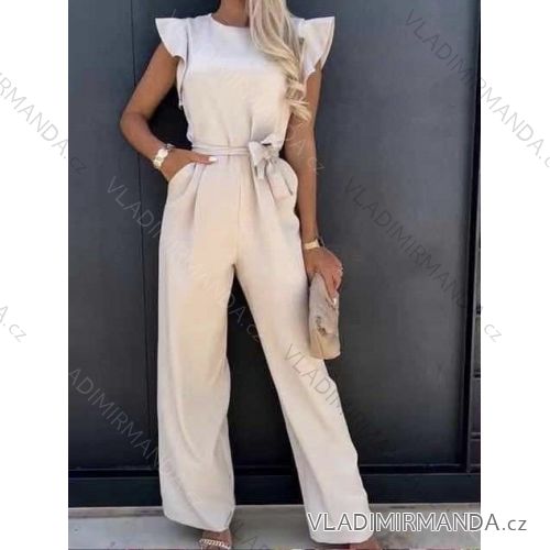 Langer eleganter Langarm-Overall für Damen (S/M ONE SIZE) ITALIAN FASHION IMWA23289