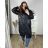 Damen-Kapuzenjacke in großen Größen (XL/2XL ONE SIZE) ITALIAN FASHION IM422684