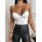 T-Shirt Kurzarm Frauen (UNI S / L) ITALIENISCHE MODE IMK20128