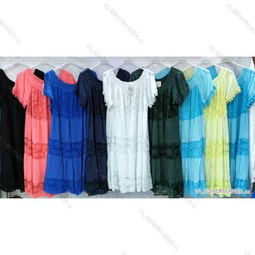 Damen Kurzarmtunika (uni xL / 2XL) TURKISH FASHION TM9200691