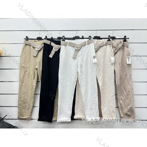 Damen-Stretchhose lang (S / M ONE SIZE) ITALIAN FASHION IMWB221597