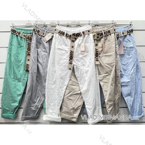 Damen-Stretchhose lang (S / M ONE SIZE) ITALIAN FASHION IMWB221597