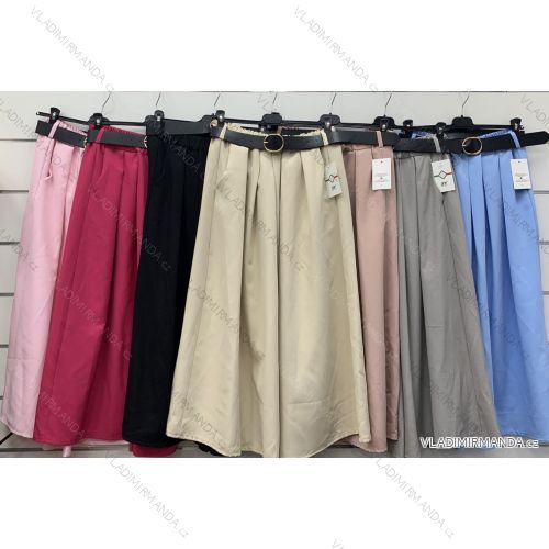 Damen-Stretchhose lang (S / M ONE SIZE) ITALIAN FASHION IMWB221597