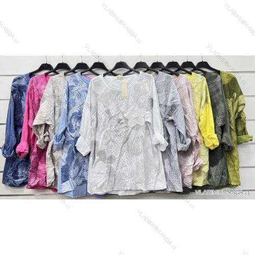 Damen T-Shirt Kurzarm (S / M / L ONE SIZE) ITALIAN FASHION IMWC222158