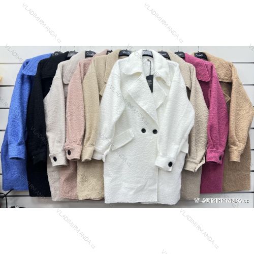 Schlanker langärmliger Trenchcoat für Damen (Einheitsgröße S/M) ITALIAN FASHION IMWCP24072