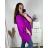 Damen-Tunika in Übergröße mit kurzen Ärmeln (XL/2XL/3XL/4XL/5XL, Einheitsgröße) ITALIAN FASHION IMBM23SEE