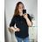 3/4-Ärmel-Tunika für Damen in großen Größen (L-4XL) POLISH FASHION PME23FABIA/DU