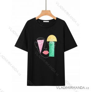 Damen-Kurzarm-T-Shirt (S-XL) GLO-STORY GLO24WPO-4554