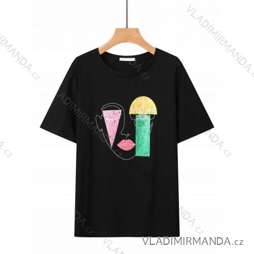 Damen-Kurzarm-T-Shirt (S-XL) GLO-STORY GLO24WPO-4554