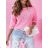 Damen Langarm Hoodie Kleid (S / M ONE SIZE) ITALIAN FASHION IMWA216095