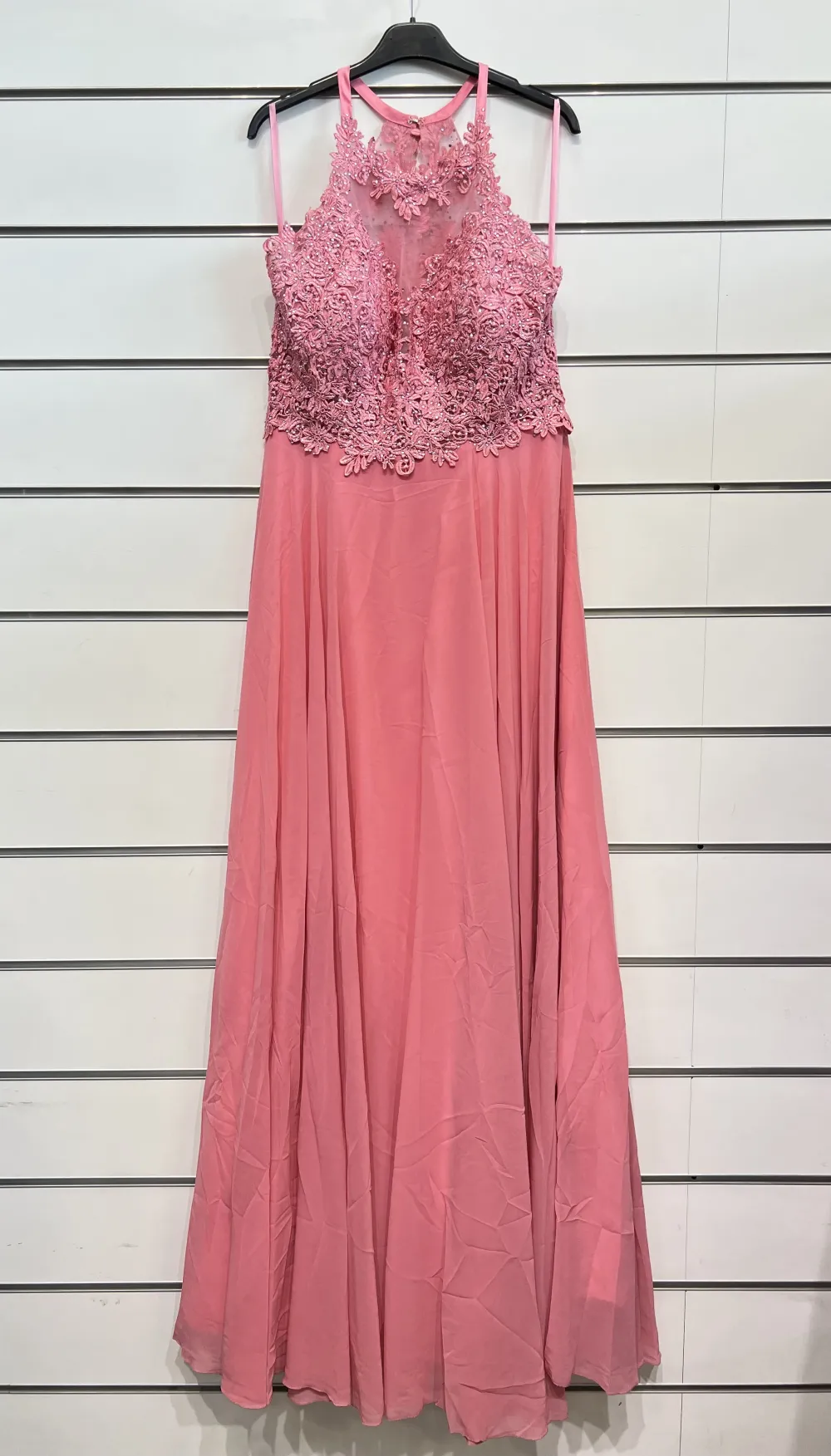Šaty letní na ramínka dámské (S/M ONE SIZE) ITALSKÁ MÓDA IMPBB22B21841 rot S / M