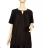 Tunika mit Anhänger Kurzarm Damen Übergröße (3XL/4XL ONE SIZE) ITALIAN FASHION IMC24183