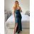 Šaty letní na ramínka dámské (S/M ONE SIZE) ITALSKÁ MÓDA IMPBB22B21841 weiß S / M
