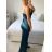 Šaty letní na ramínka dámské (S/M ONE SIZE) ITALSKÁ MÓDA IMPBB22B21841 weiß S / M